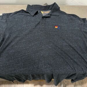 Black Men’s Aviator Nation Polo Shirt